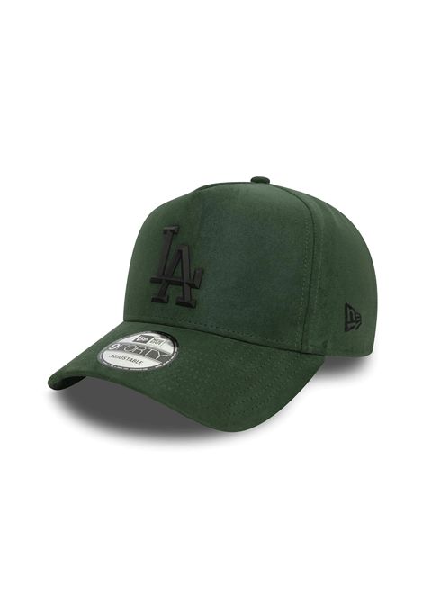 New Era 9FORTY E-Frame Los Angeles Dodgers Faux Suede Cap Green Black Unisex NEW ERA | Caps | 60580813-